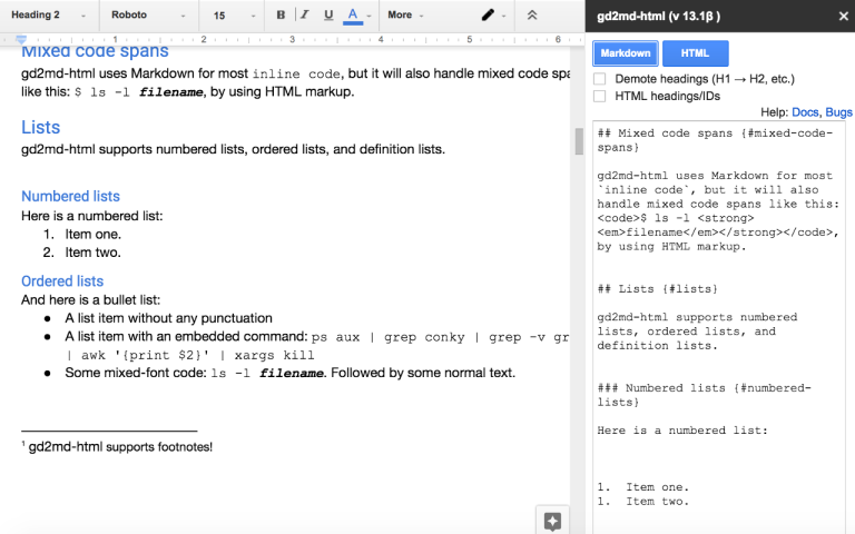 Google Docs Simplifies Code Formatting